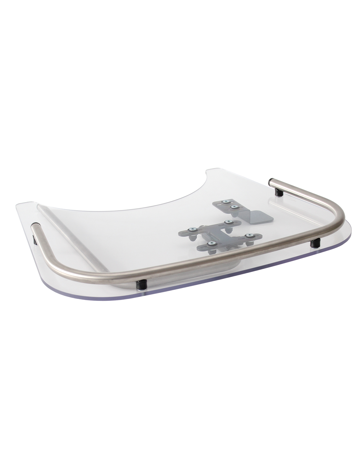 Taula terapèutica abatible transparent