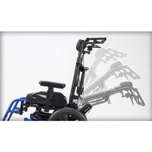 Respaldo reclinable con empuñadura ajustable