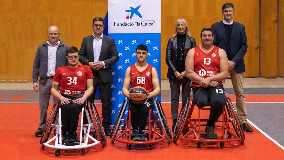 Noves cadires de rodes per a l'equip de bàsquet Rehagirona - Bàsquet Girona