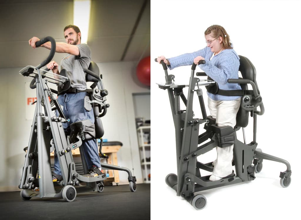 Bipedestación activa y el bipedestador Glider de EasyStand - Rehagirona