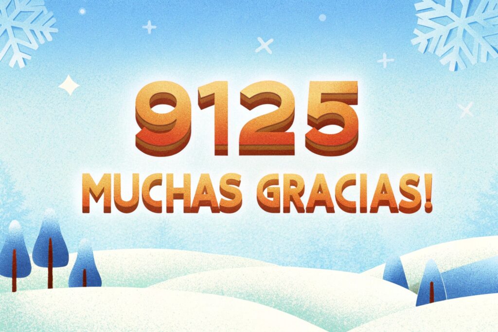 ¡9.125 gracias y Felices Fiestas! - Rehagirona