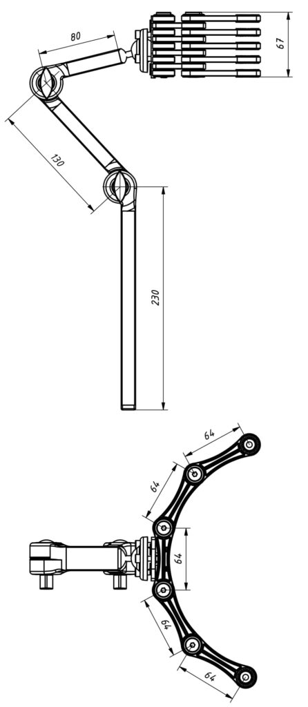 Medidas reposacabezas Hexagon Pro - Rehagirona