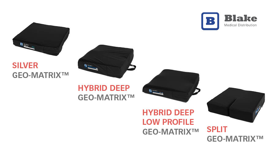 Gamma de coixins antiescares Geo-Matrix™ - Rehagirona