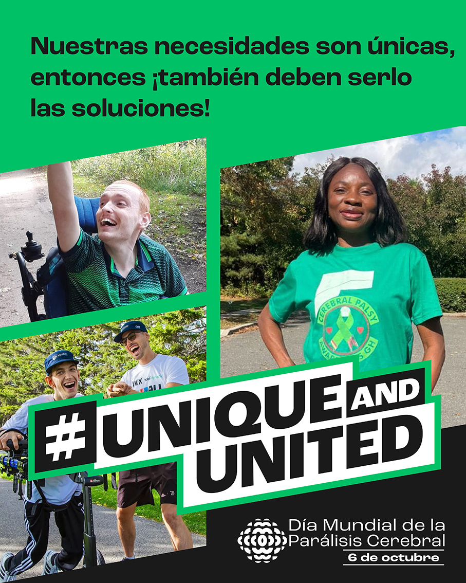 “Únicos y unidos” en el Día Mundial de la Parálisis Cerebral 2025