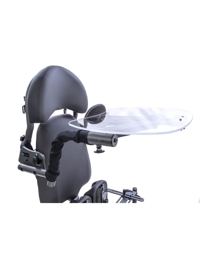 Bandeja Shadow ajustable transparente (abatible derecha) Evolv (para opción A)